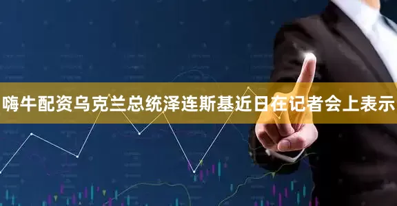 嗨牛配资乌克兰总统泽连斯基近日在记者会上表示